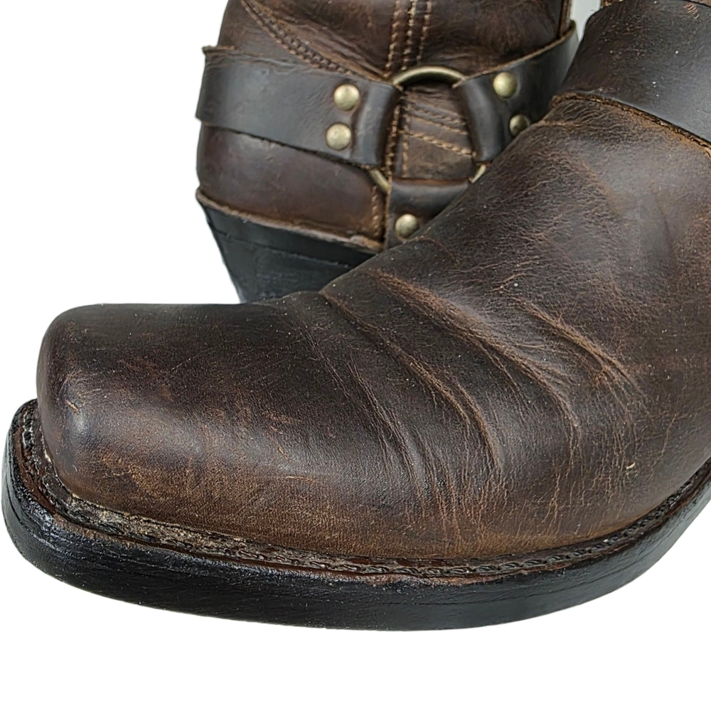 Frye Brown Leather Women's Boots - Picture 11 of 14